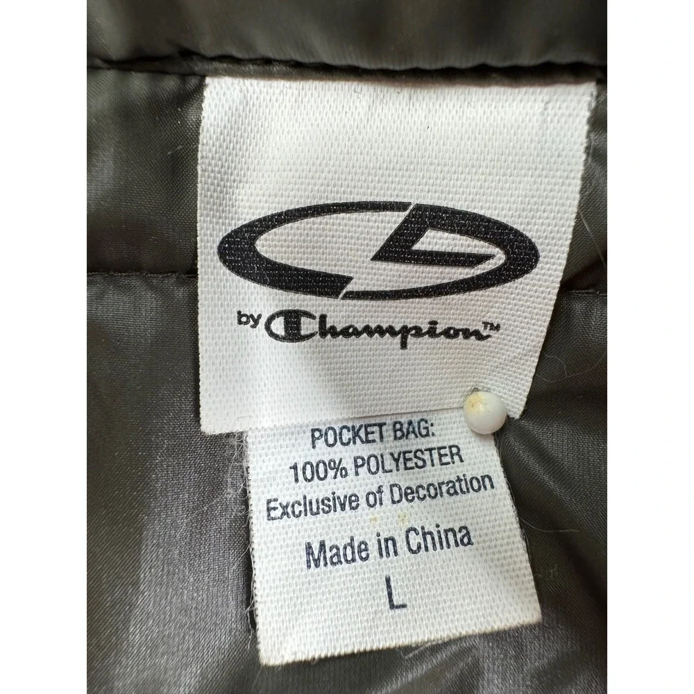 Champion Puffer Vest Womens Sz  L Pink Sleeveless Zip Front Lightweight Layering - Picture 4 of 8